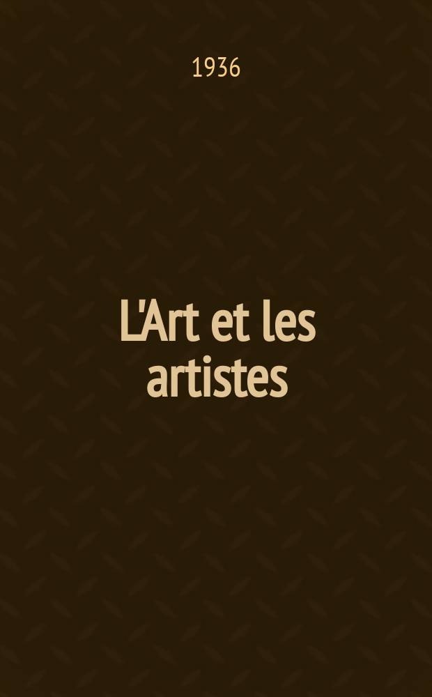 L'Art et les artistes : Revue d'art des deux mondes. Ingres, J.-A.-D.