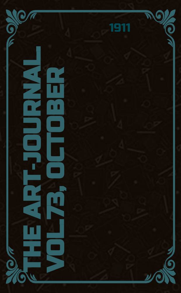 The Art-journal. [Vol.73], October