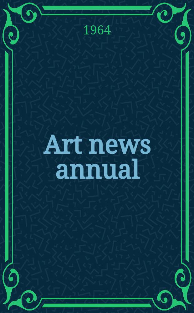 Art news annual