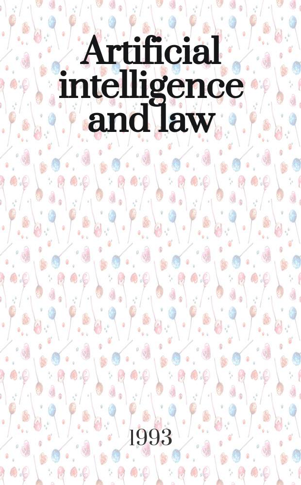Artificial intelligence and law