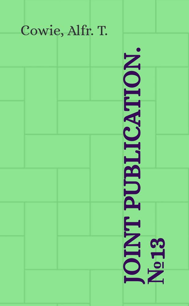 Joint publication. №13 : Pregnancy diagnosis tests