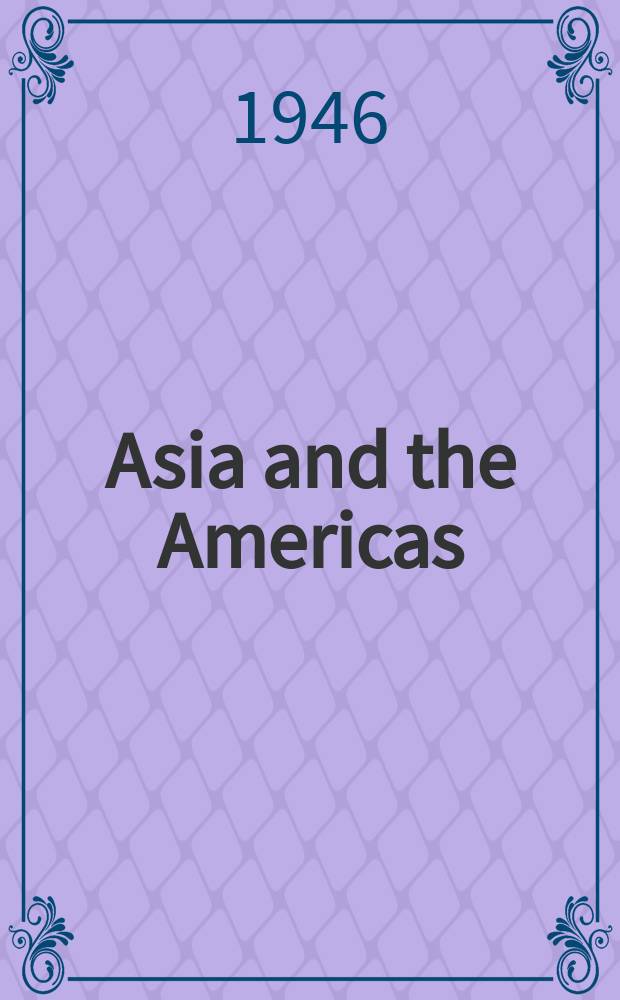 Asia and the Americas