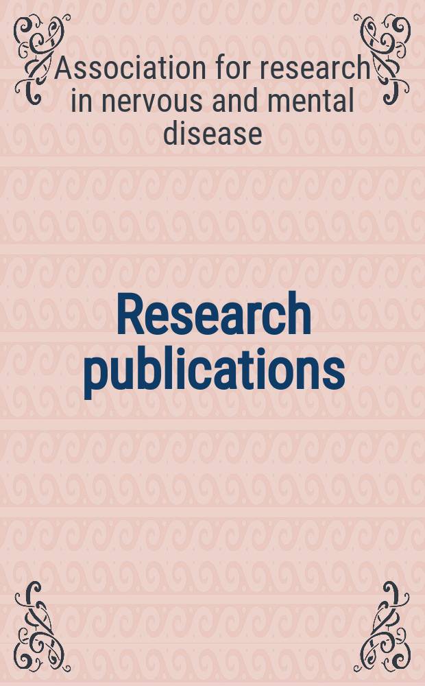 Research publications
