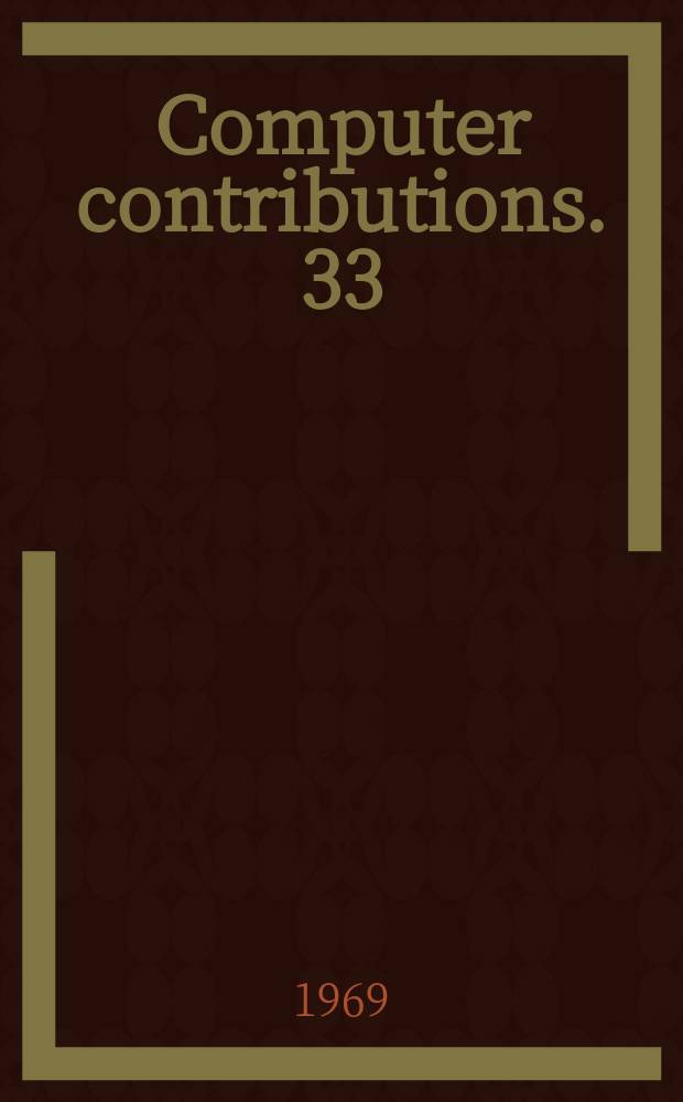Computer contributions. 33 : Fortran IV program for construction of Pi diagrams with the Univac 1108 computer