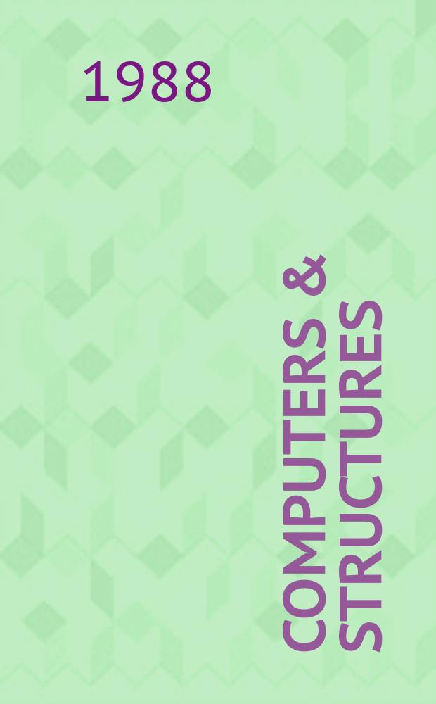 Computers & structures : An intern. j. Vol.30, №1/2 : Computation structural mechanics and fluid dynamics