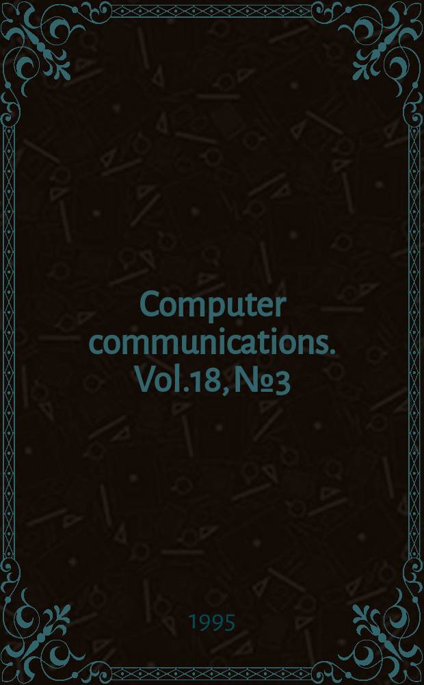 Computer communications. Vol.18, №3 : Multimedia storage servers