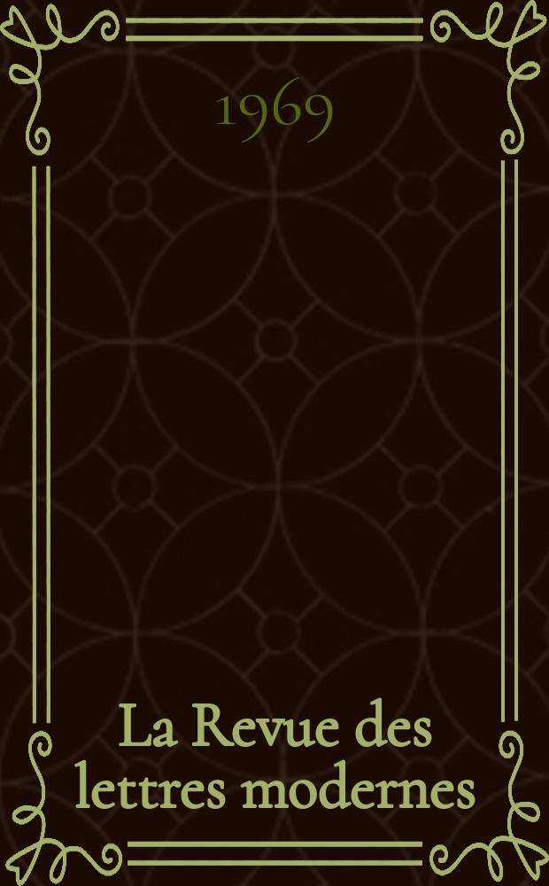 La Revue des lettres modernes : Histoire des idées et des littératures. N 193/198 : Edgar Allan Poe