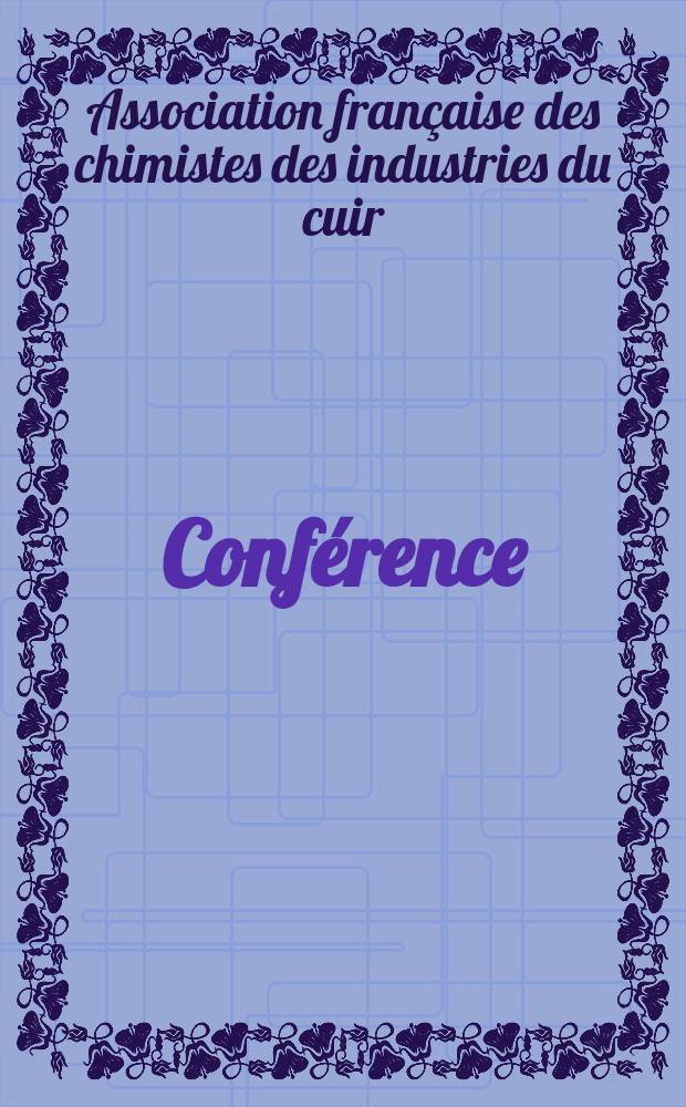 Conférence