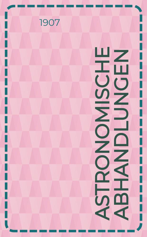 Astronomische Abhandlungen : Als Ergänzungshefte zu den Astronomischen Nachrichten. №13 : Definitive orbit of Comet 1826 II