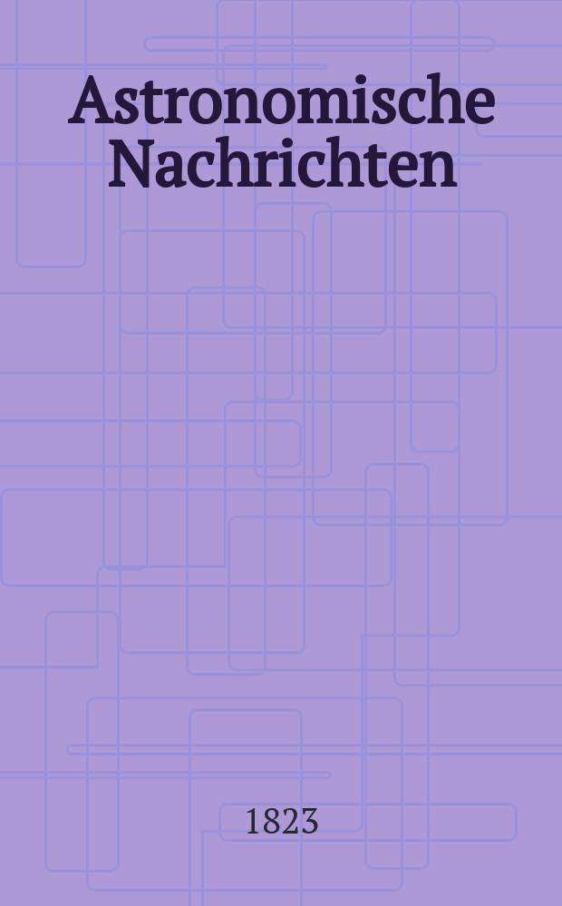 Astronomische Nachrichten