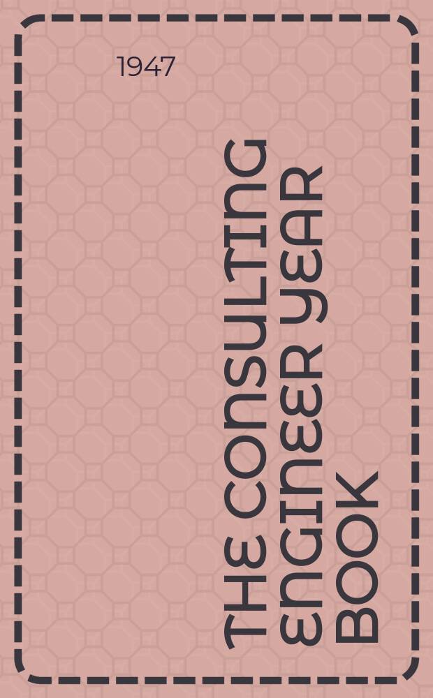 The Consulting engineer year book