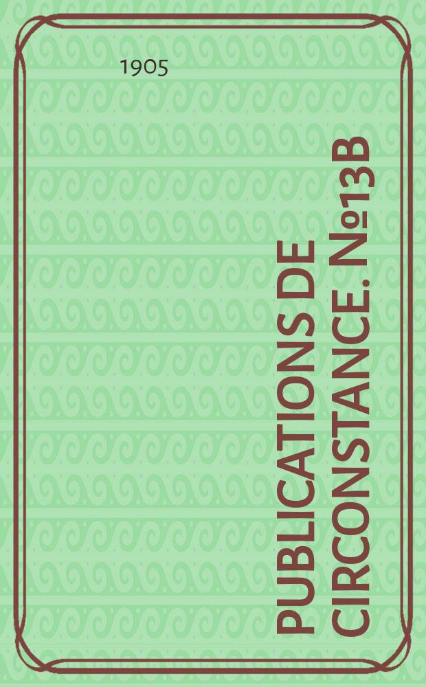 Publications de circonstance. №13b : Die Ostsee - Fischerei in ihrer jetzigen Lage