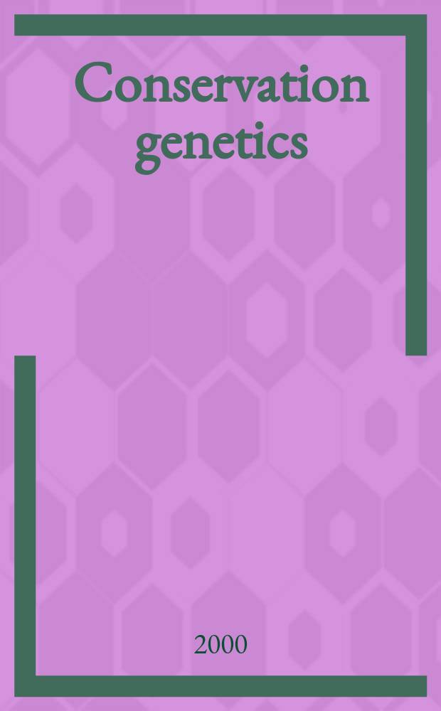 Conservation genetics