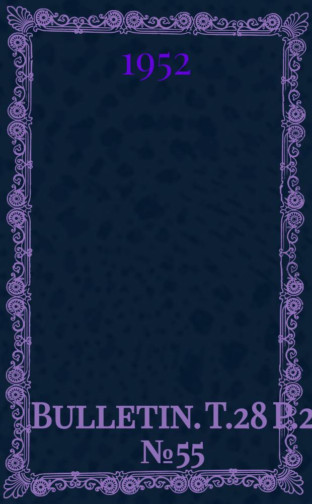 Bulletin. T.28 [P.2] №55 : Biblionidae et D...laidæ