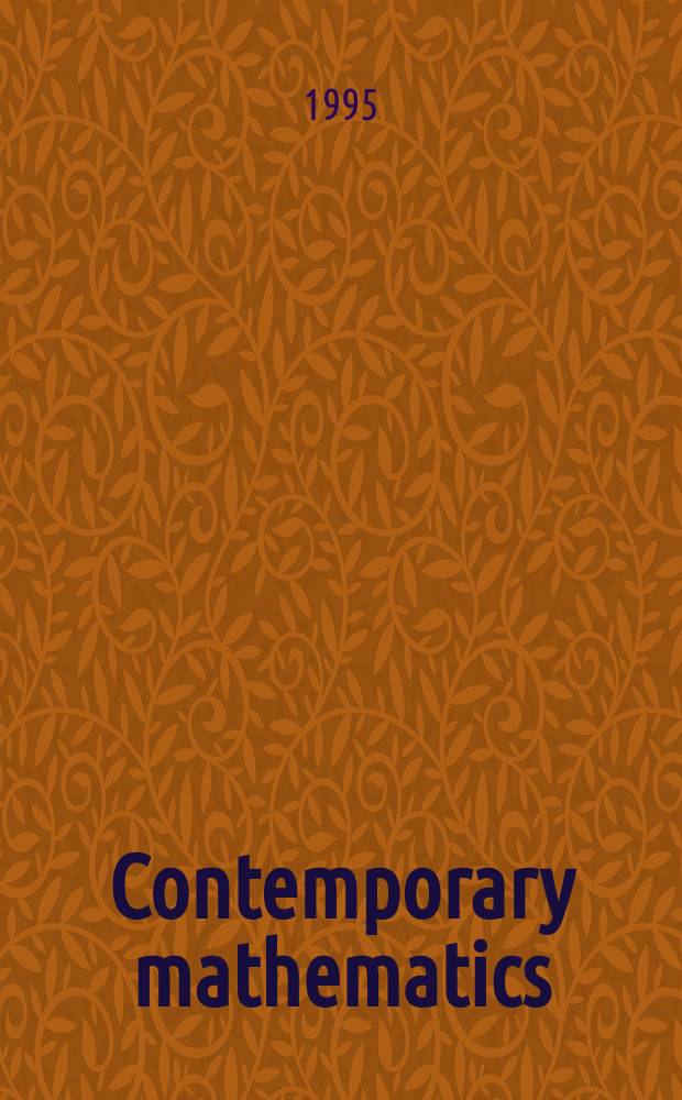 Contemporary mathematics