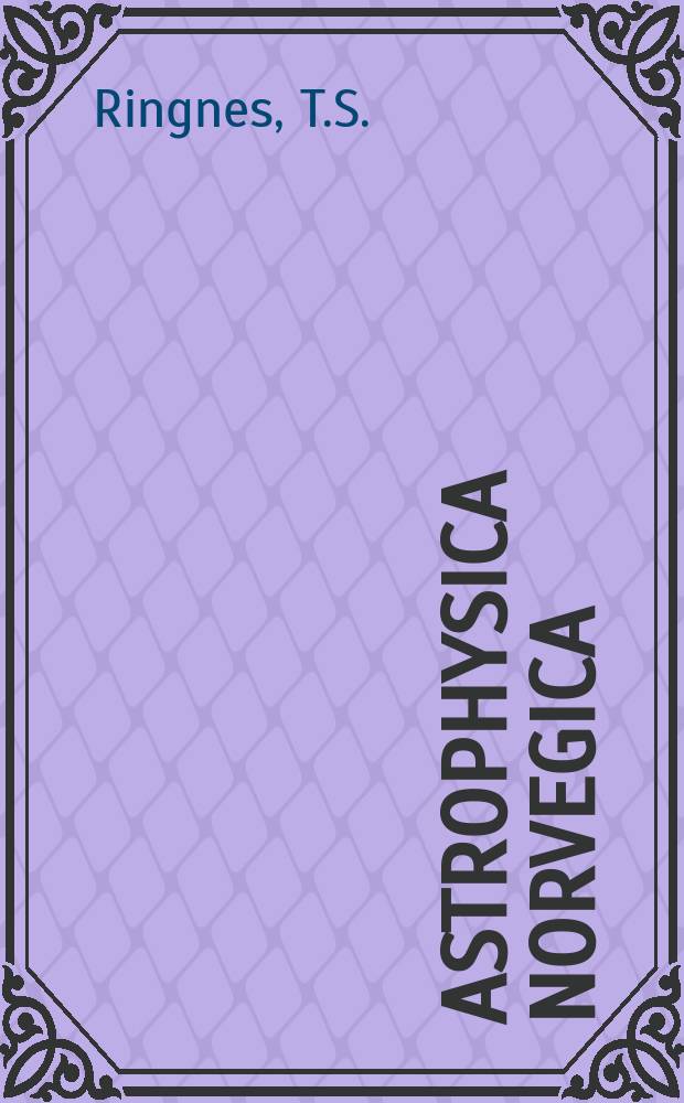 Astrophysica norvegica : Ed. by the Institute of theoretical astrophysics of Oslo University. Vol.8, №6 : Secular variations of intermittent and revival sunspot groups