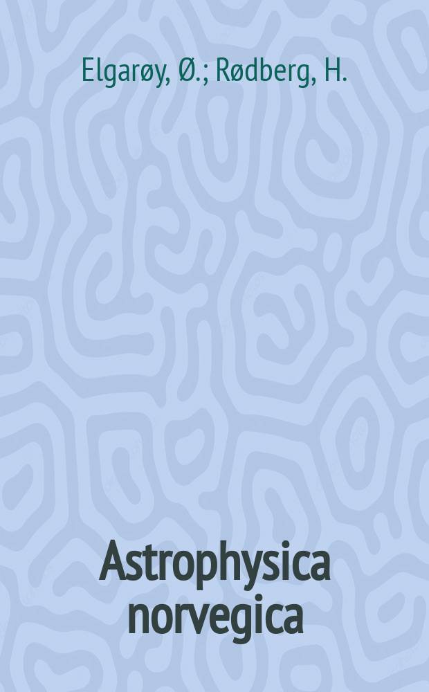 Astrophysica norvegica : Ed. by the Institute of theoretical astrophysics of Oslo University. Vol.8, №9 : On some properties of solar radio bursts of spectral type