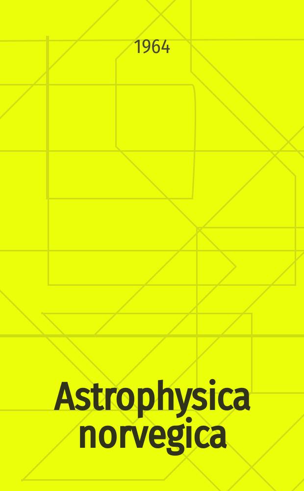 Astrophysica norvegica : Ed. by the Institute of theoretical astrophysics of Oslo University. Vol.8, №10 : Secular variations of long - lived sunspots