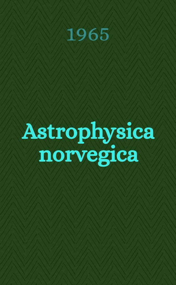 Astrophysica norvegica : Ed. by the Institute of theoretical astrophysics of Oslo University. Vol.10, №1 : Aberrations in a system of two spherical mirrors, and their influence on the line profile of a spectrograph