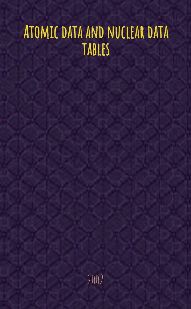 Atomic data and nuclear data tables : A journal devoted to compilations of experimental and theoretical results. Vol.81, №1/2 : Dirac - Fock internal conversion coefficients