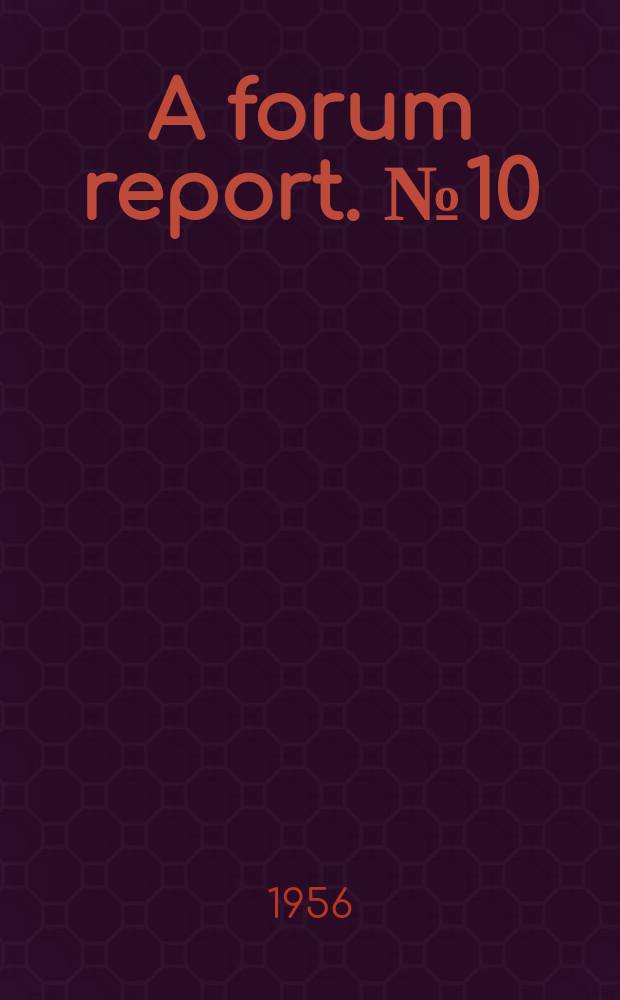 A forum report. №10 : Atoms in business