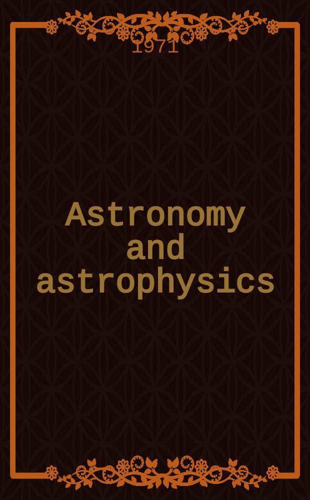 Astronomy and astrophysics : A European journal Publ. by Leiden observatory. Vol.4, №2 : Variable stars in a field centred at l = A°, b¹¹ = - 10° (Field 3 of the Palonir - Groningen variable survey)