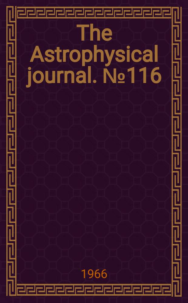 The Astrophysical journal. №116 : Positions and flux densities of radio sources