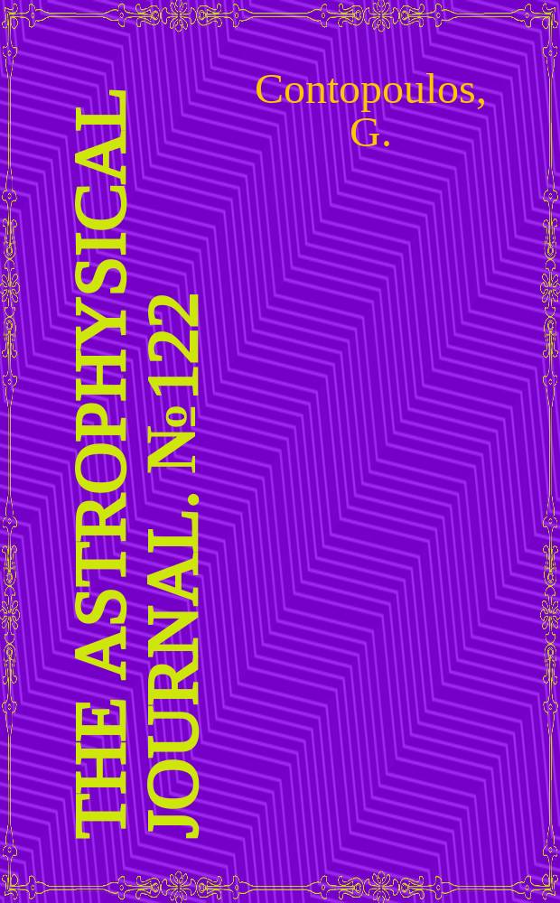 The Astrophysical journal. №122 : Tables of the third integral