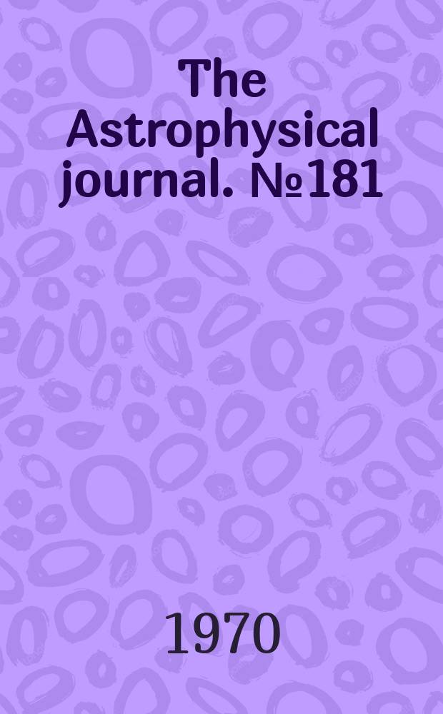 The Astrophysical journal. №181 : An atlas of extreme - ultraviolet spectrobeliograms from OSO - IV