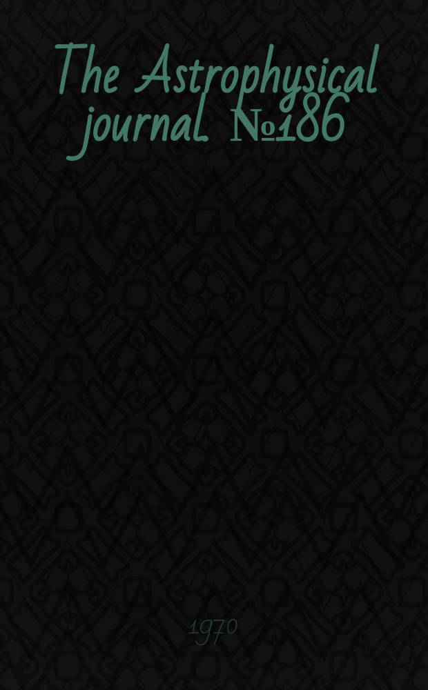 The Astrophysical journal. №186 : Scanner abundance studies