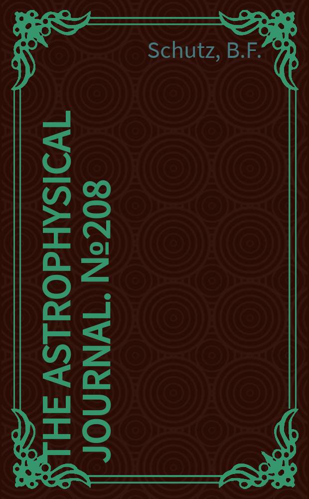The Astrophysical journal. №208 : Linear pulsations and stability of ...