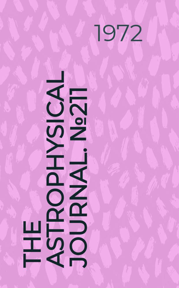 The Astrophysical journal. №211 : Computer solution of eclipsing - binary light curves by the method of differential corrections