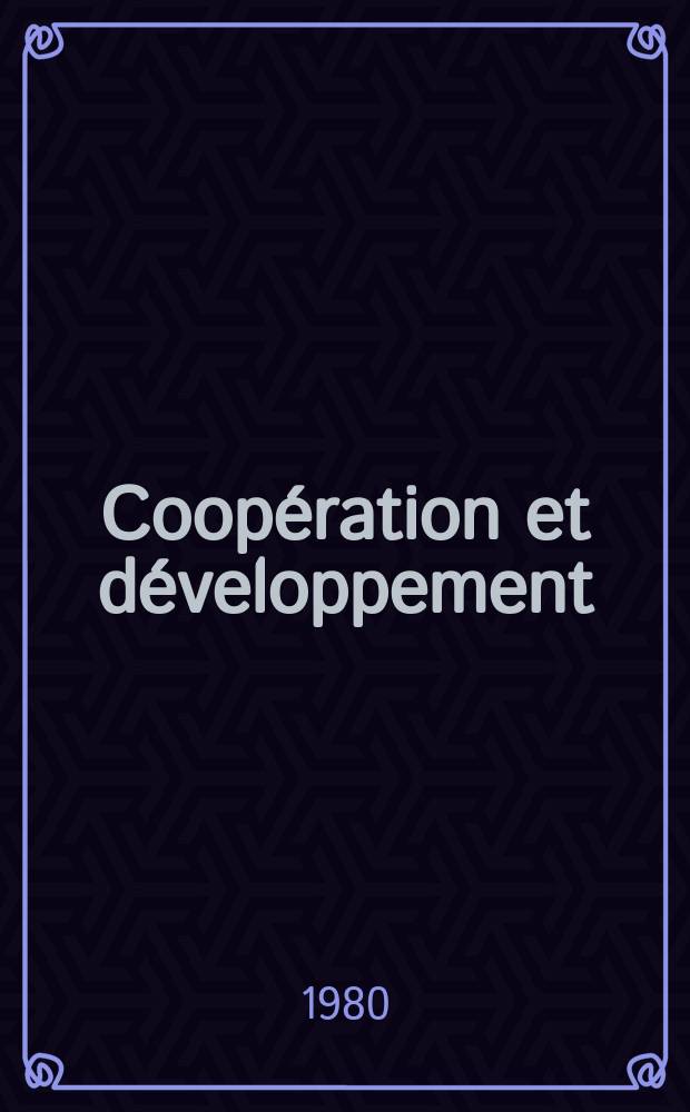 Coopération et développement : Coll. trav. et recherches du Centre d' études et de recherches intern. et communautaires de I' Univ. d' Aix- Marseille III. 3 : Les Nations Unies et le transfert de technologie