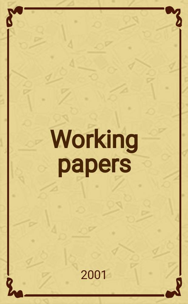 Working papers