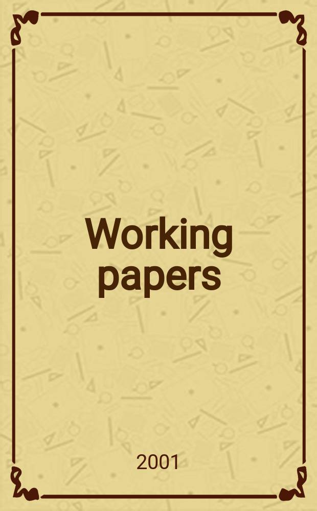 Working papers