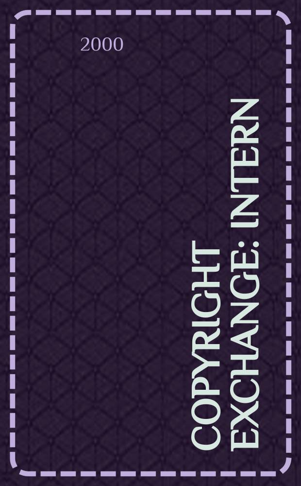 Copyright exchange : Intern