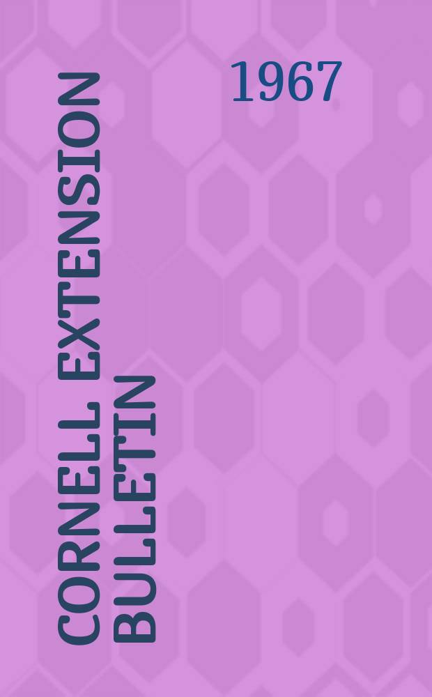 Cornell extension bulletin : Add hours to your flowers