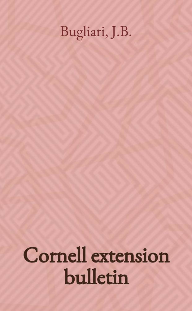 Cornell extension bulletin : The farmer and the lawyer