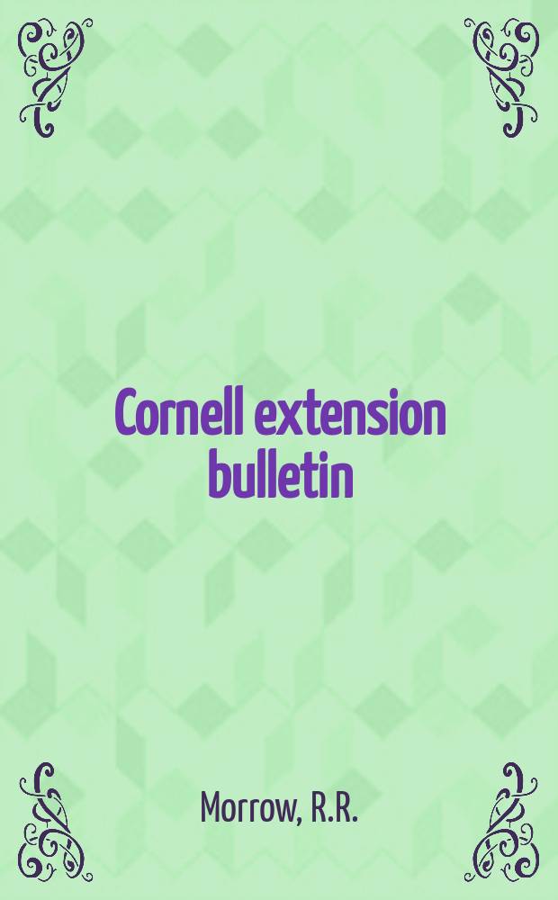 Cornell extension bulletin : Killing undesirable vegetation with chemicals