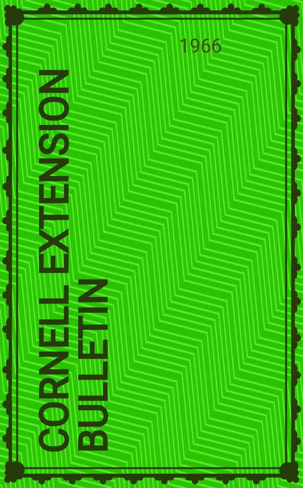 Cornell extension bulletin : Container culture of ornamental plants for the home grounds
