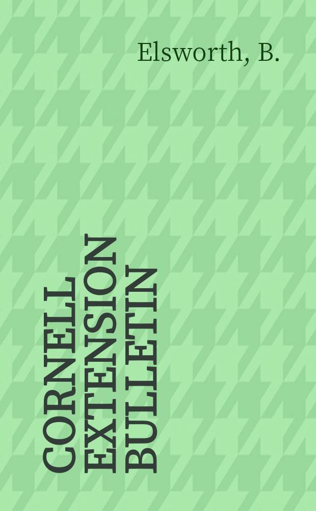 Cornell extension bulletin : Children shoes