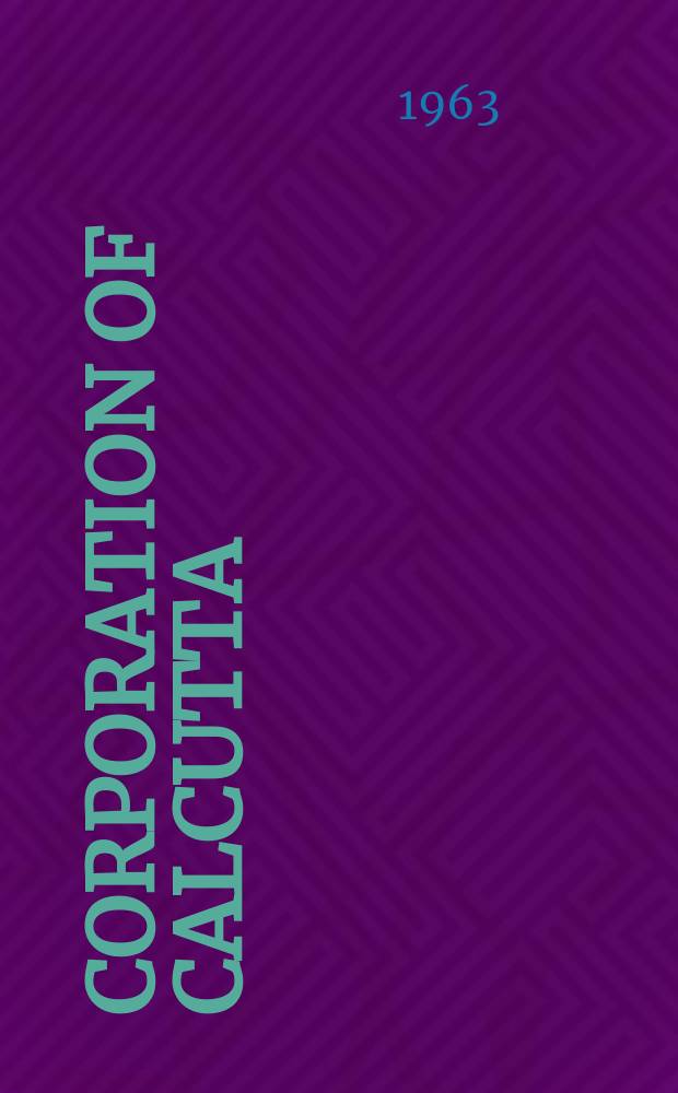 Corporation of Calcutta : Year book ..