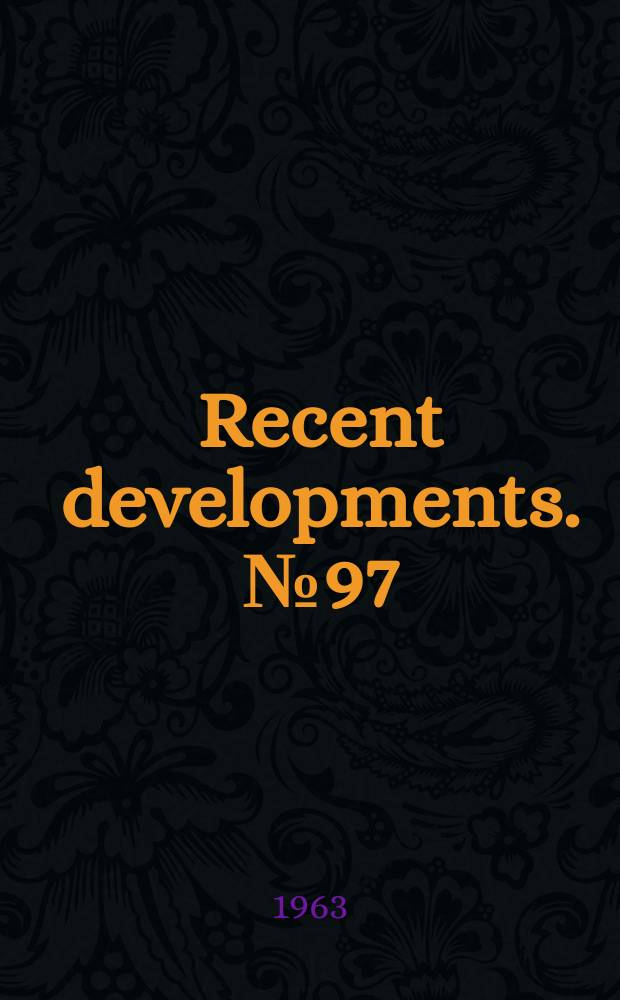 Recent developments. №97 : Grant is made to further American participation in an international bibliography of early music