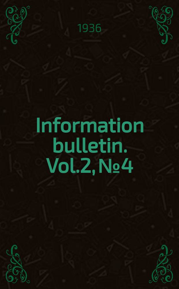 Information bulletin. Vol.2, №4 : Universal education in China