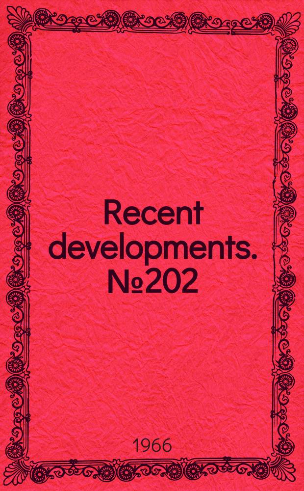 Recent developments. №202 : Manual on processes for reproducing research materials due September 26