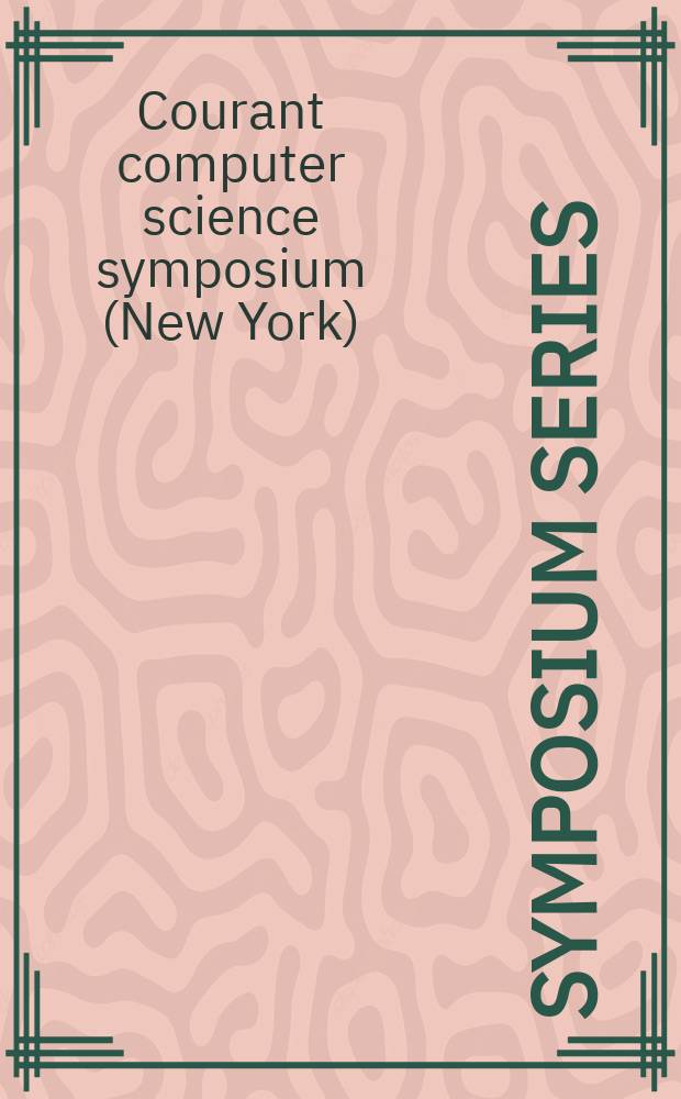 [Symposium series]