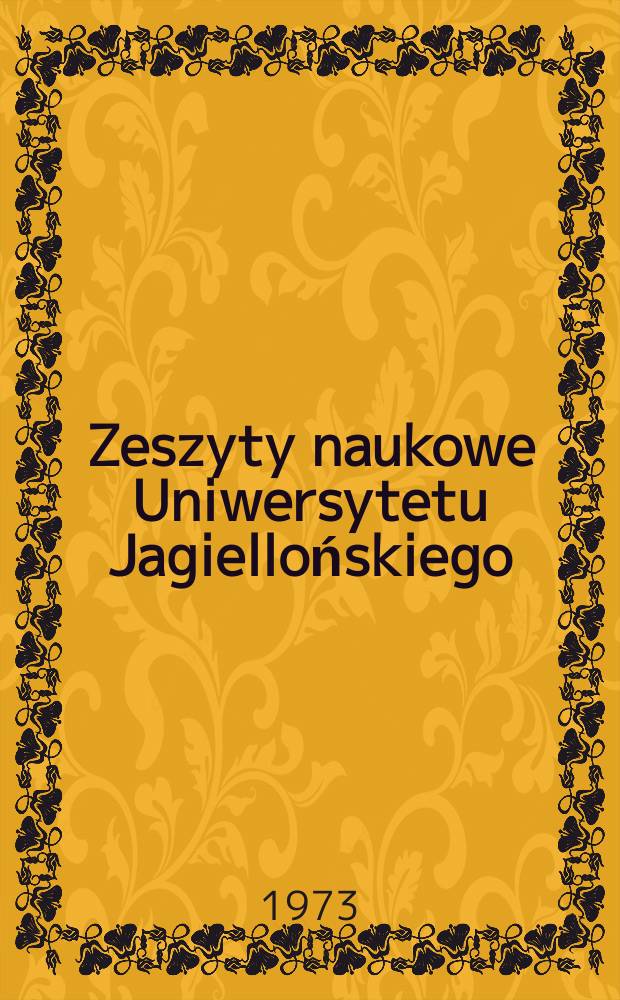 Zeszyty naukowe Uniwersytetu Jagiellońskiego : The Crakow circle of Nicholas Copernicus