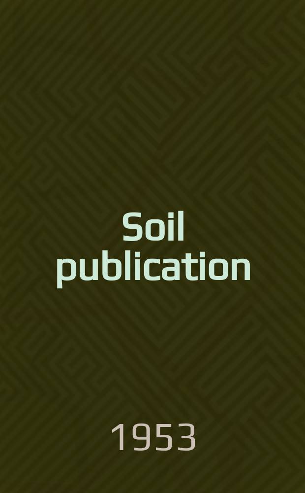 Soil publication