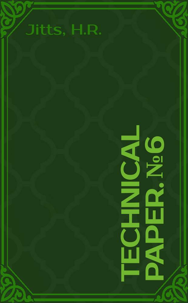 Technical paper. №6 : Measurements of light penetration in the Tasman Sea, 1955-1957