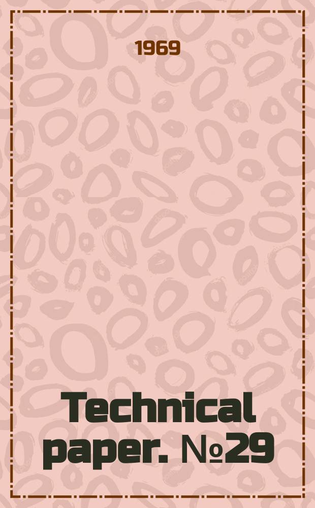 Technical paper. №29 : Seasonal interchange of high and low salinity surface waters off south - west Australia